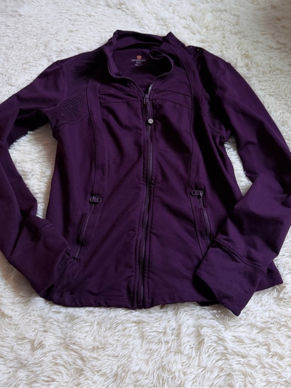 Tangerine Deep Plum Utility Jacket